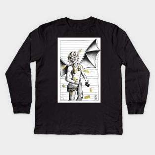 Greed demon Kids Long Sleeve T-Shirt